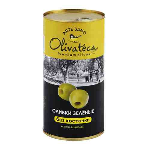 Оливки Olivateca зеленые без косточки 1.4 кг арт. 3501626