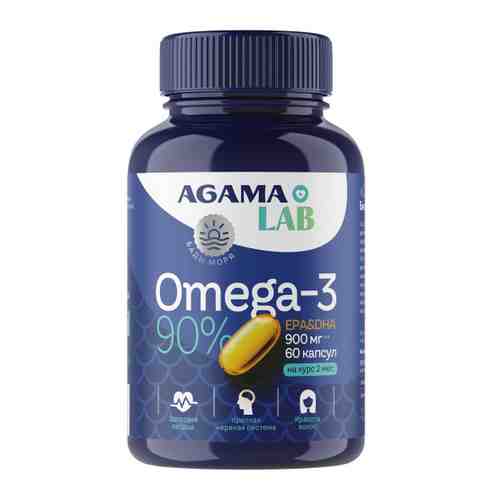 Оmega-3 Agama №60 90% 1300 мг арт. 3431359