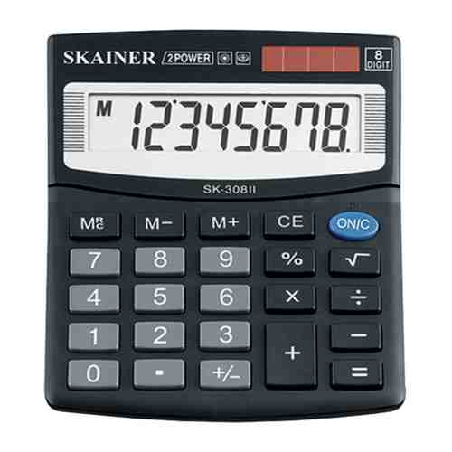 Калькулятор настольный Skainer маленький черный арт. 3488512