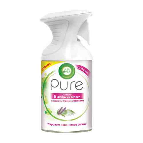 Освежитель воздуха Air Wick Pure 5 эфирных масел с ароматом пачули и эвкалипта аэрозоль 250 мл арт. 3350527