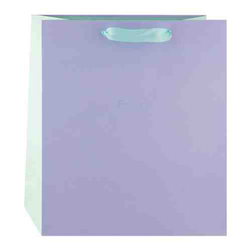Пакет подарочный бумажный Meshu Duotone Lavender матовая ламинация 260х320х120 мм арт. 3454549