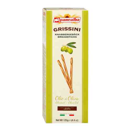 Палочки хлебные Grissini с оливковым маслом 125 г арт. 3186267