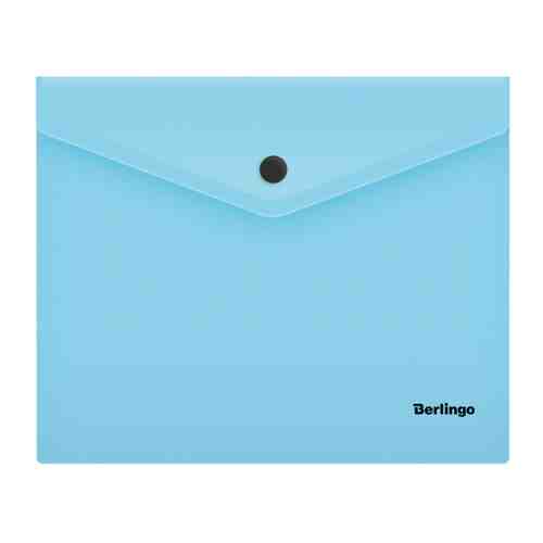 Папка-конверт на кнопке Berlingo Instinct А5+ аквамарин арт. 3455409