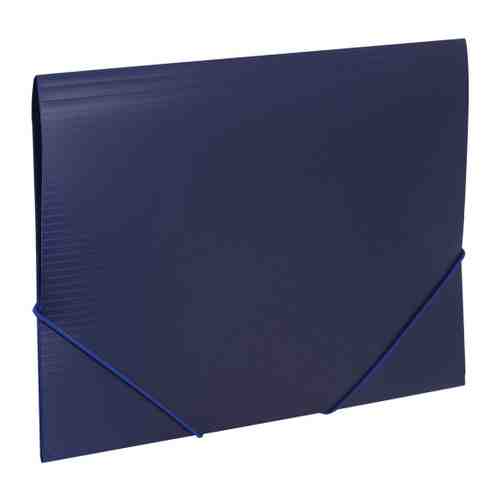 Папка на резинках Brauberg Contract A4 37 мм синяя арт. 3382924