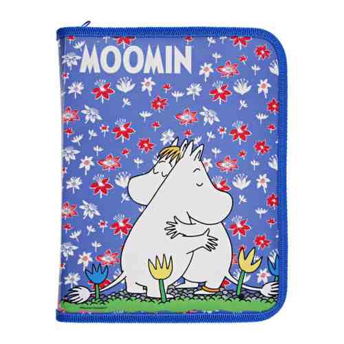 Папка Moomin для тетрадей на молнии пластиковая А5 арт. 3521481