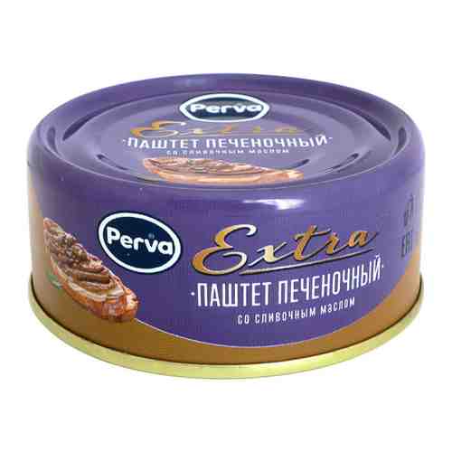 Паштет Perva Extra печеночный со сливочным маслом 100 г арт. 3455155