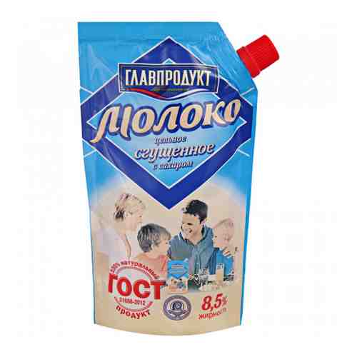 Молоко Главпродукт сгущенное с сахаром ГОСТ 8.5 % 270 г арт. 3367831