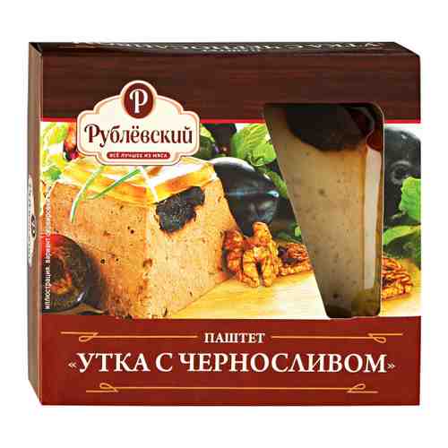 Паштет Рублевский МК Утка с черносливом деликатесный 200 г арт. 3285614