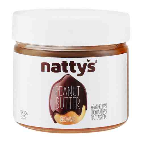 Паста Nattys Brownie арахисовая с какао и медом 325 г арт. 3421060