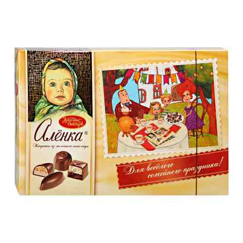 Набор шоколадный Красный Октябрь Аленка 185 г арт. 3058393