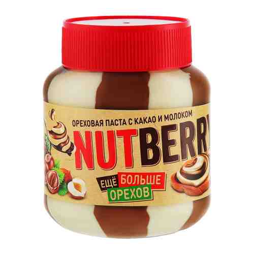 Паста Nutberry ореховая с добавлением какао и молока 350 г арт. 3474868