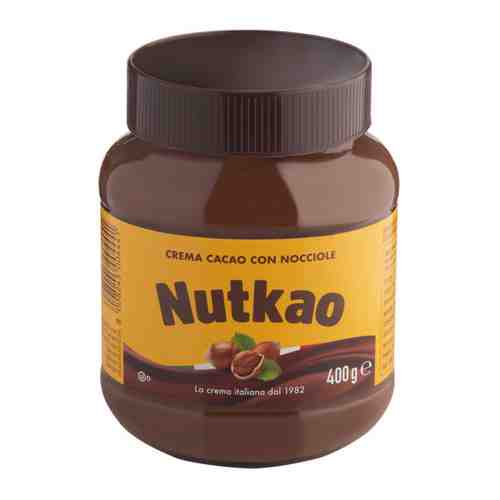 Паста Nutkao шоколадная с лесным орехом 400 г арт. 3438405
