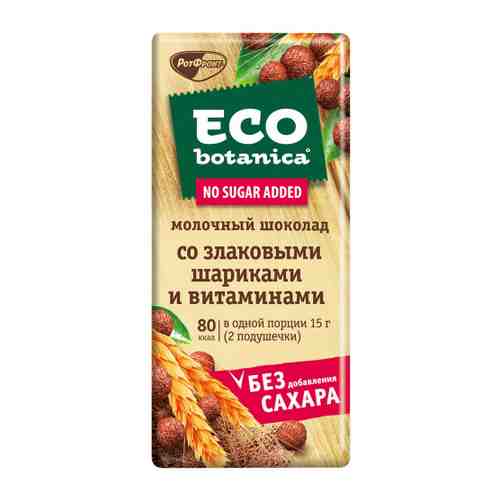 Шоколад Eco Botanica молочный со злаками 90 г арт. 3210507