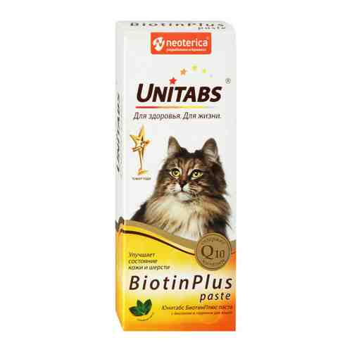 Паста Unitabs с биотином и таурином для кошек 120 мл арт. 3452381