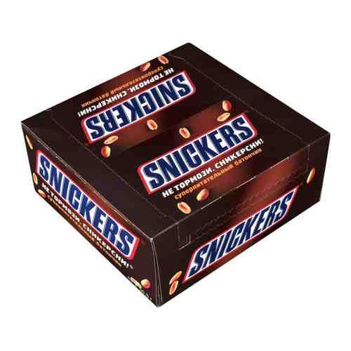 Батончик Snickers шоколадный 48 штук по 50.5 г арт. 3396812