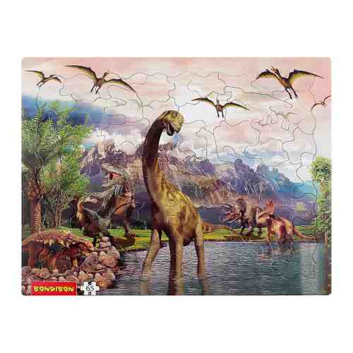 Пазл Bondibon Эра динозавров (65 деталей) арт. 3446074