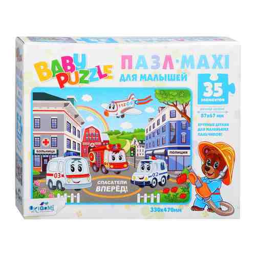 Пазл макси Baby Games для малышей Спасатели (35 деталей) арт. 3426906