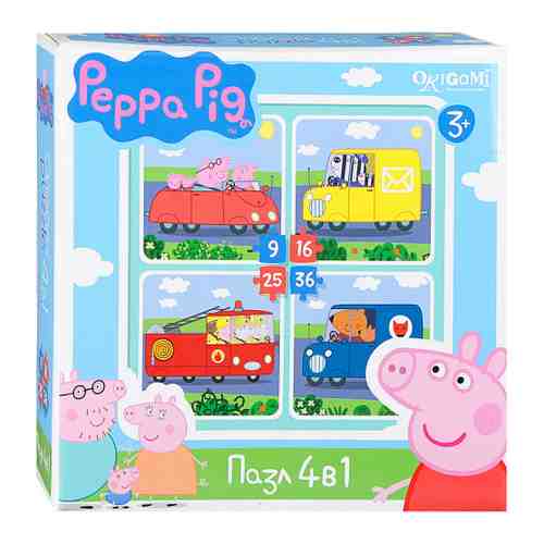 Пазл Peppa Pig Транспорт (86 деталей) арт. 3392214