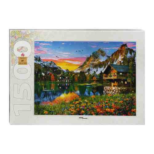 Пазл Степ Озеро в Альпах (1500 деталей) арт. 3452813