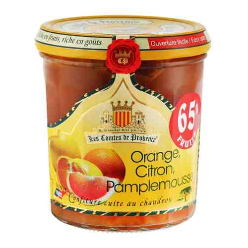 Джем Les Comtes de Provence 65% фруктов из апельсина лимона и грейпфрута 340 г арт. 3454855