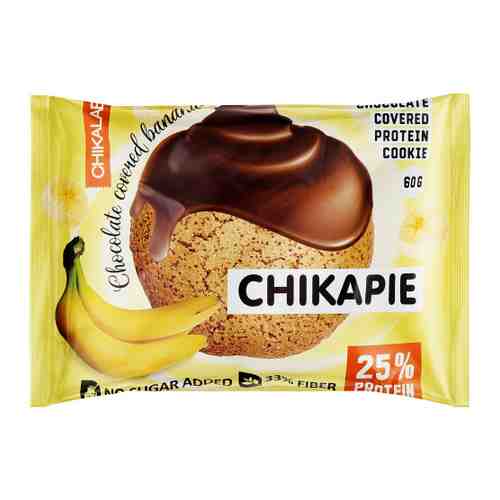 Печенье Chikalab Банан в шоколаде 60 г арт. 3496665