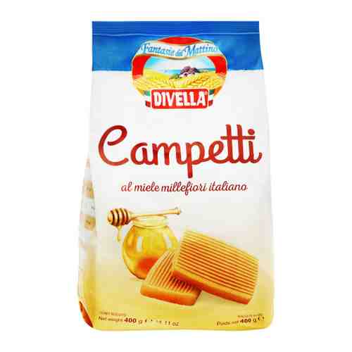 Печенье Divella Кампетти итальянское с медом 400 г арт. 3425432
