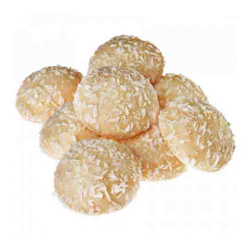 Печенье Добрынинский Лукошко кокосовое с начинкой со вкусом пломбира 270 г арт. 3368304
