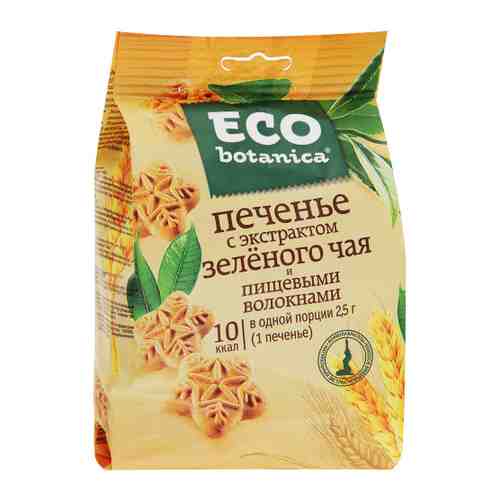Печенье Eco Botanica с экстрактом зеленого чая и пищевыми волокнами 200 г арт. 3410441