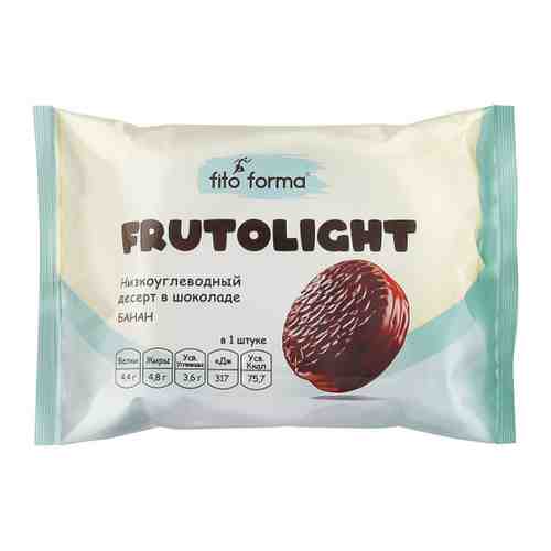 Печенье Fito Forma Фрутолайт мягкое с банановым суфле в шоколаде низкокалорийное 55 г арт. 3403037