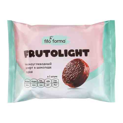 Печенье Fito Forma Фрутолайт мягкое с вишневым суфле в шоколаде низкокалорийное 55 г арт. 3403035