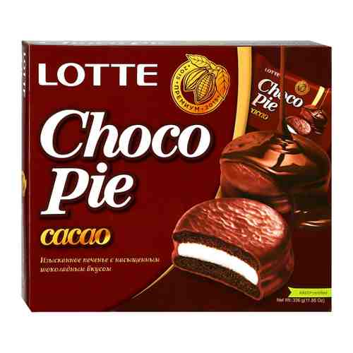 Печенье Lotte Chocopie Cacao 336 г арт. 3317580