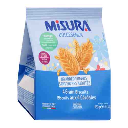 Печенье Misura 4 злака Dolcesenza 120 г арт. 3353900