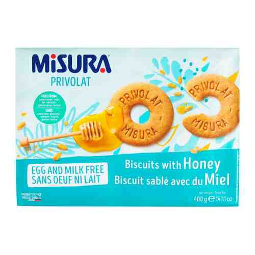 Печенье Misura Privolat с медом 400 г арт. 3418868