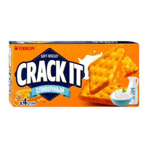 Печенье Orion затяжное Crack It Creamy 4 штуки по 20 г арт. 3417287
