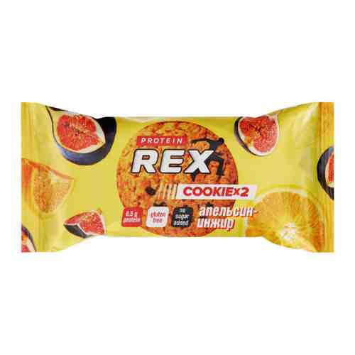 Печенье ProteinRex с высоким содержанием протеина Апельсин Инжир 50 г арт. 3431887