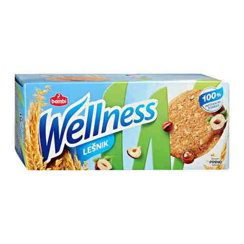 Печенье Wellness цельнозерновое с фундуком и витаминами 210 г арт. 3422994