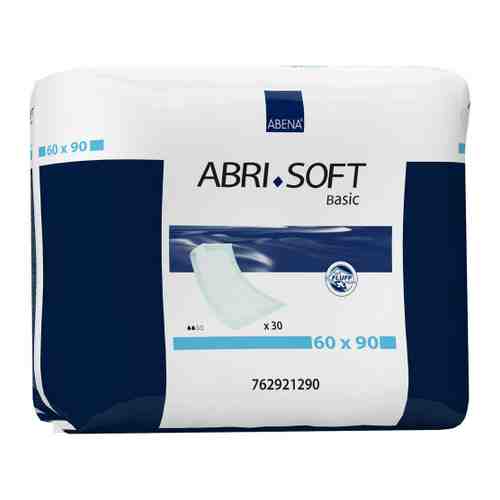 Пеленки впитывающие Abena Abri-Soft Basic для взрослых одноразовые 60х90 см 30 штук арт. 3403567