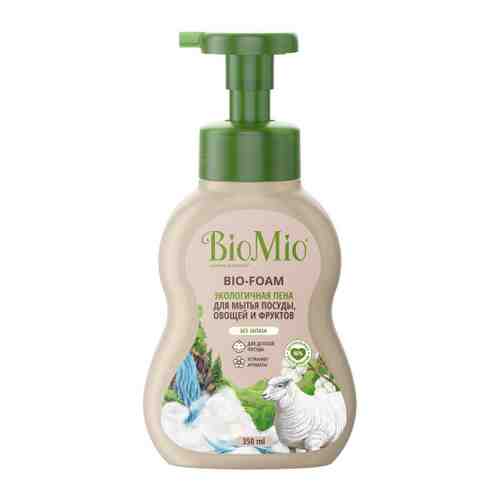 Пена для мытья посуды BioMio BIO-FOAM Экологичная концентрированная без запаха 350 мл арт. 3510985