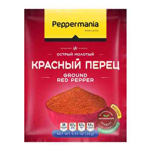 Перец Peppermania красный молотый 10 г арт. 3450391