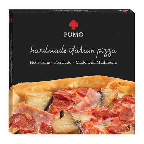 Пицца Pumo с салями прошутто и грибами Кардончелли замороженная 340 г арт. 3396475
