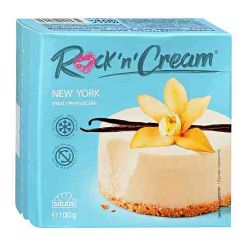 Пирожное Чизкейк Нью-Йорк замороженное Rock'n'Cream 100 г арт. 3449461