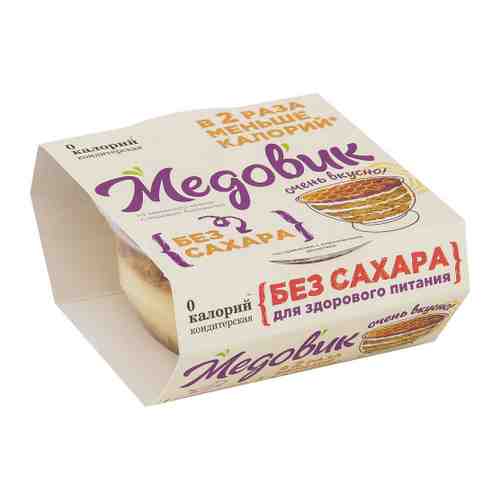 Пирожное из заварного крема Медовик с медовым бисквитом без сахара 0 Calories 75 г арт. 3453251