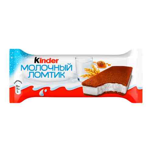 Пирожное Kinder Молочный ломтик бисквитное 27.9% 28 г арт. 3117643