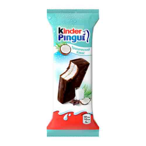 Пирожное Kinder Pingui бисквитное кокос 32.5% 30 г арт. 3117666