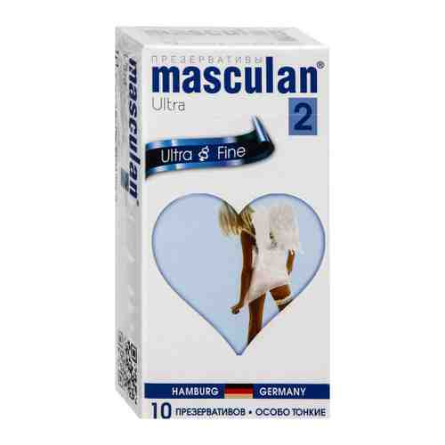 Презервативы Masculan 2 Ultra особо тонкие с обильной смазкой 10 штук арт. 3483465
