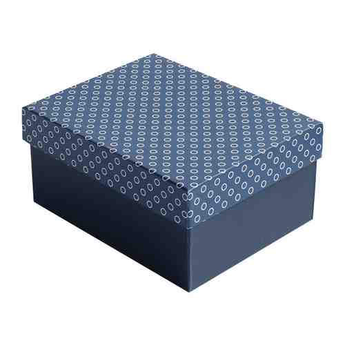Подарочная коробка Рута Дистрибьюшен Классика синяя 19х15х9 см арт. 3426057