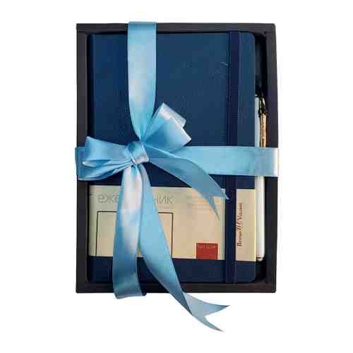 Подарочный набор Bruno Visconti Monaco ежедневник синий с ручкой 3-518/07-2 арт. 3499588