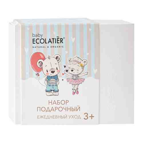 Подарочный набор Ecolatier Pure Baby 3+ детский Шампунь для волос 2в1 150 мл + Детское молочко с пантенолом 150 мл арт. 3416102