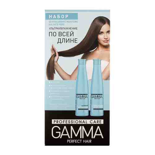 Подарочный набор Gamma Perfect Hair Шампунь 350 мл + Крем-бальзам 350 мл арт. 3476177