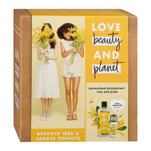 Подарочный набор Love Beauty&Planet Тропическая свежесть Дезодорант роликовый 50 мл + Гель для душа 400 мл арт. 3412863